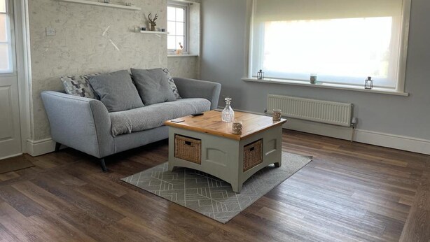 Lägenhet - 1 queensize-säng med bäddsoffa | Vardagsrum