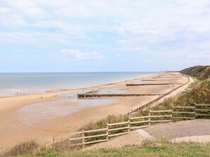 Vlak bij het strand