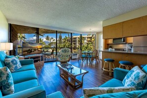 Condo, 2 Bedrooms | Living area - Maui Sunset B217 2 Bedroom Condo (Kihei)