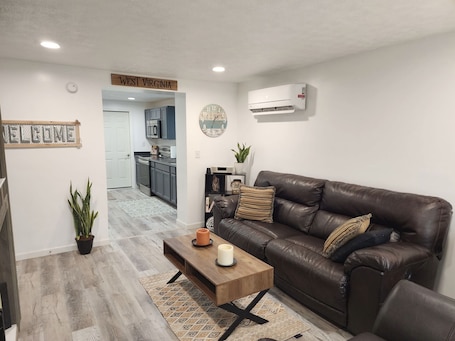 Living area. The Flat on Main