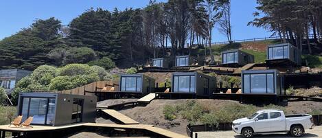 Majoituspaikan julkisivu