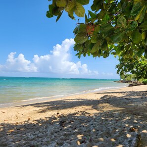 Una spiaggia nelle vicinanze