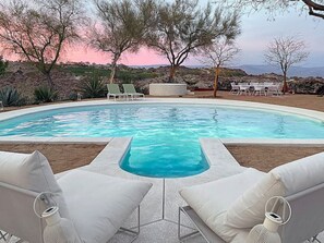 Beheizter Pool