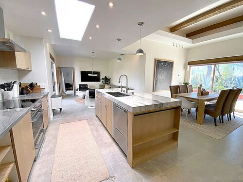 Mediterranean-modern estate with breathtaking views that sleeps 12