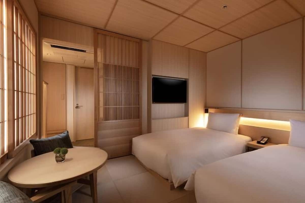 In-room safe, desk, iron/ironing board, free cribs/infant beds
