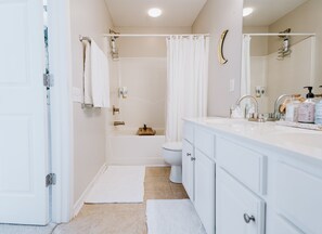 Hair dryer, towels, soap, shampoo - Spacious Southpark Townhome (Charlotte)