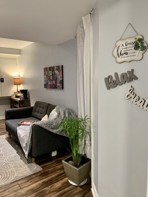 Interior - Private Cozy 1 Bedroom Apartment!!! Dedicated Wok Desk and Free Parking. (Ajax)