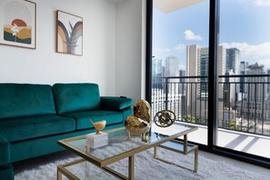 Living area - Downtown Miami Condo high rise (Miami)