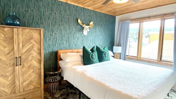 2 slaapkamers, een strijkplank/strijkijzer, wifi, beddengoed