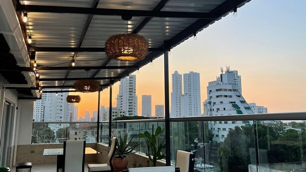 Terrace/patio - Hotel El Faro (Cartagena)