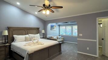 2 bedrooms, travel cot, free WiFi, bed sheets