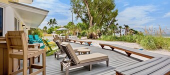 Direct Beachfront Home, Steps to the Sand! Private Pool, Amenities for All!