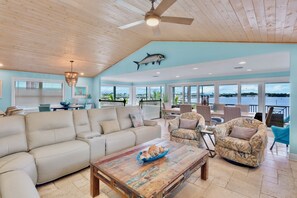Smart TV, video games - Bay Front Home with Private Dock, Pool, and Spa! (Bradenton Beach)