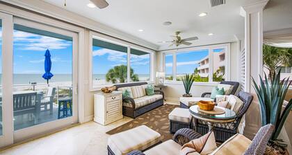 Direct Gulf Front Home! Bring Your Family! Private Pool, Spa, Volleyball Court