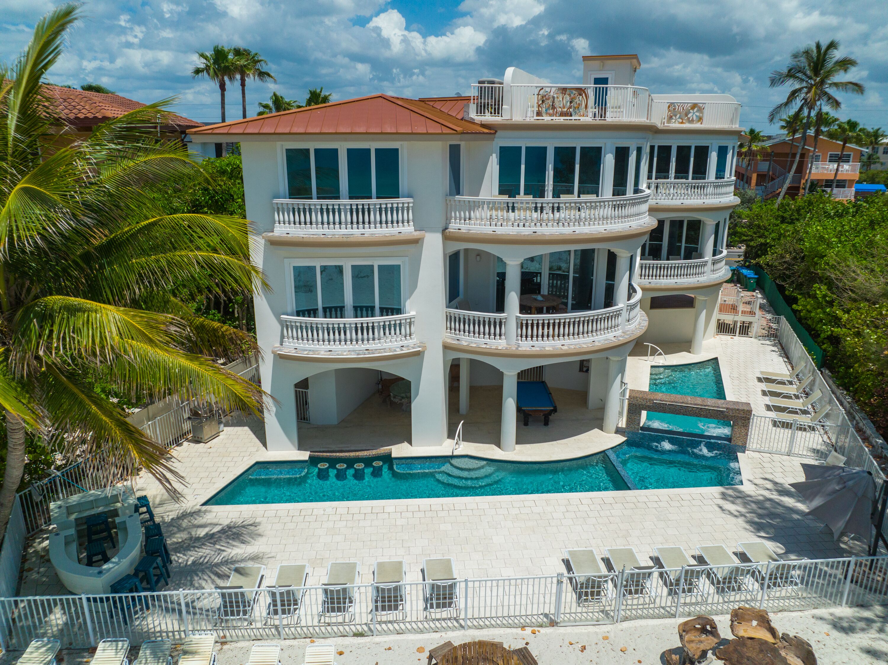 Direct Gulf front home for large family! Private pool and much more.
