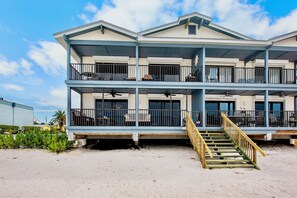 Exterior - Beachfront Condo, Private Patio with Steps to the Sand and Pool - Gulf Place 7B (Holmes Beach)