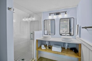 Hair dryer, towels