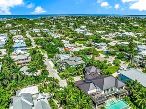 Exterior - Elevated Beach Home with Gulf Views! Next to the Beach! (Holmes Beach)