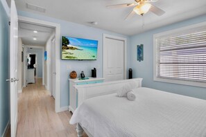 2 chambres, bureau, Wi-Fi gratuit, draps fournis