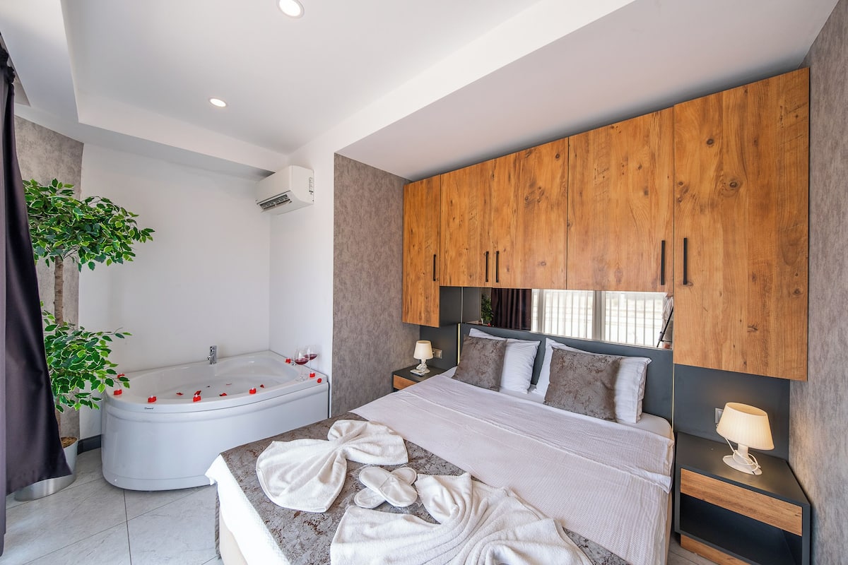 Deluxe suite | 1 slaapkamer, luxe beddengoed, een gratis minibar