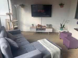 Living area - Apartamento acogedor en Galerías (Bogotá)