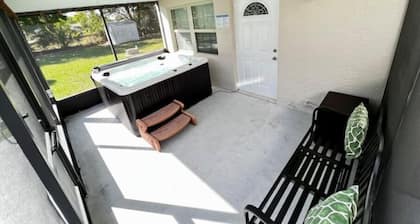 Home near the Beach w/ Hot-tub and Movie Room