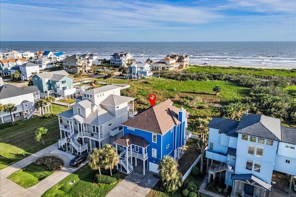 Stunning beachfront retreat with vibrant colors and breezy coastal charm!