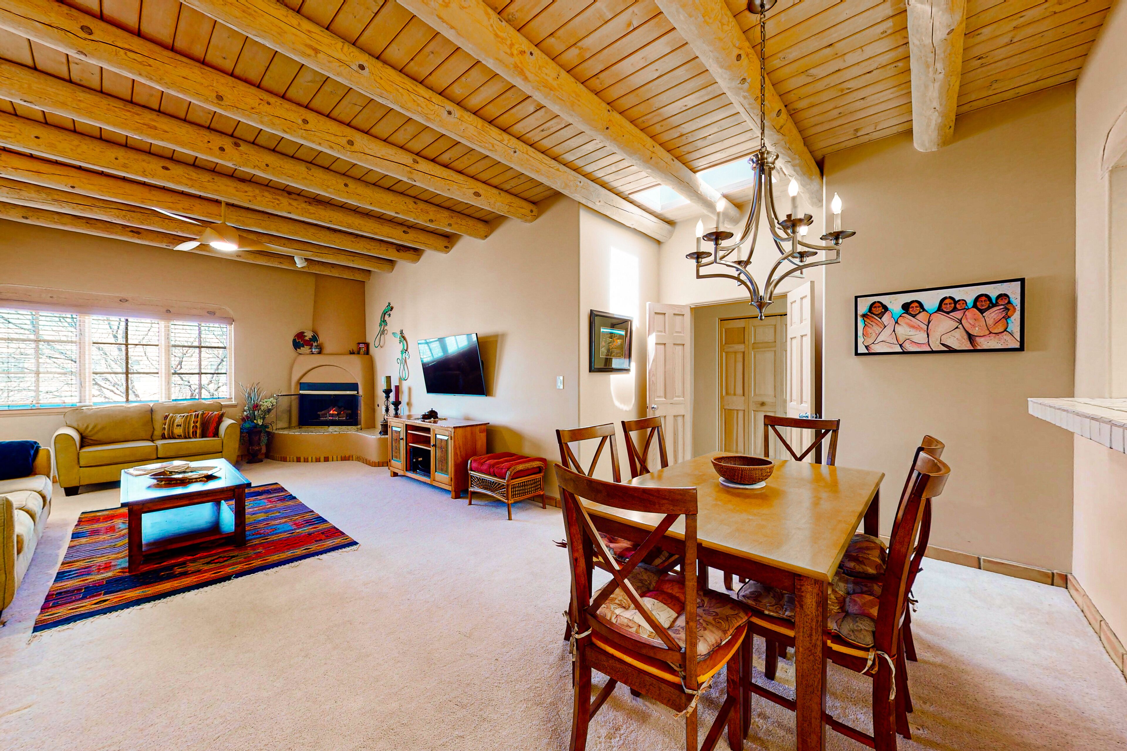 Mountain view home with pools, hot tub, gym, tennis court, and on-site golf