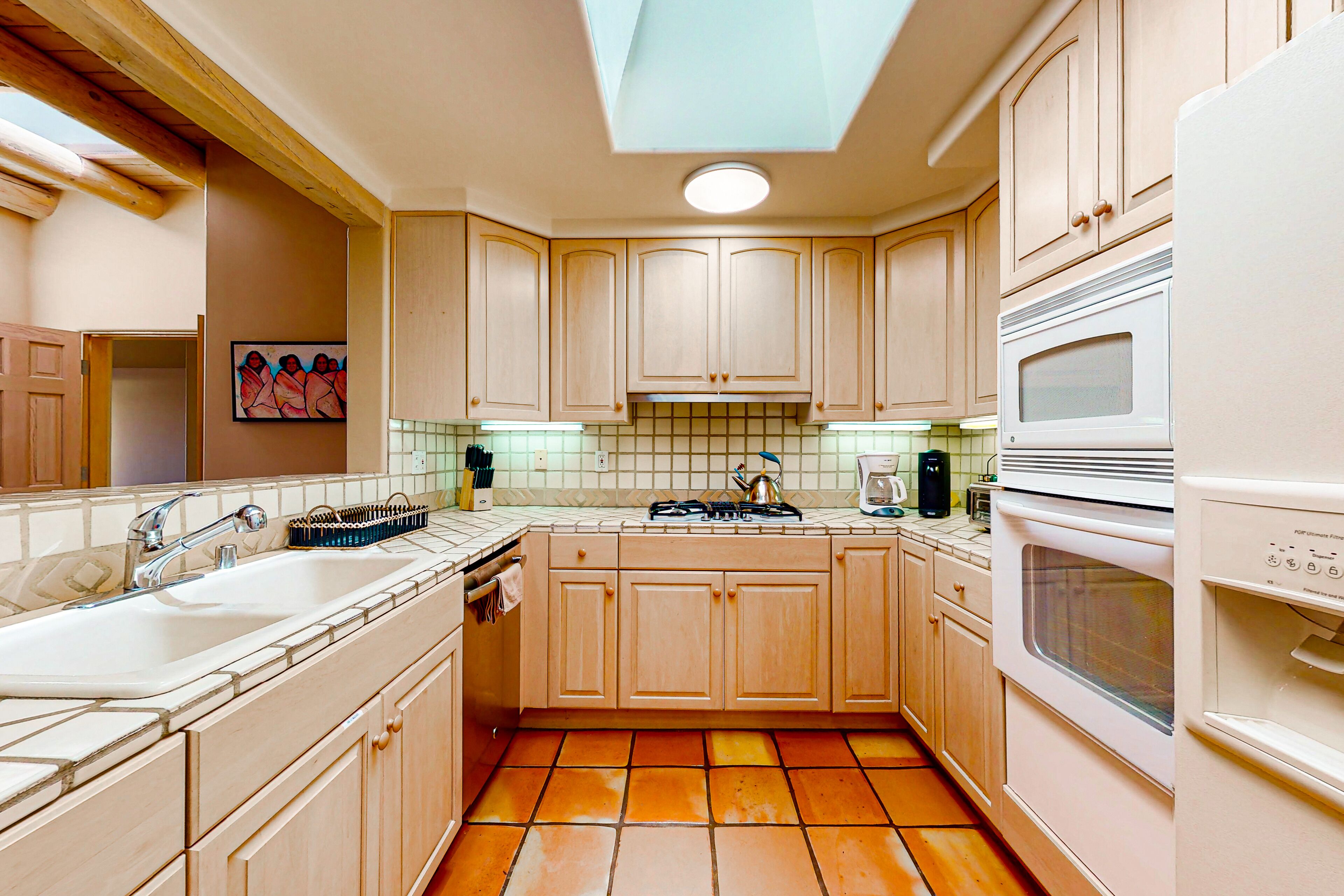 Mountain view home with pools, hot tub, gym, tennis court, and on-site golf