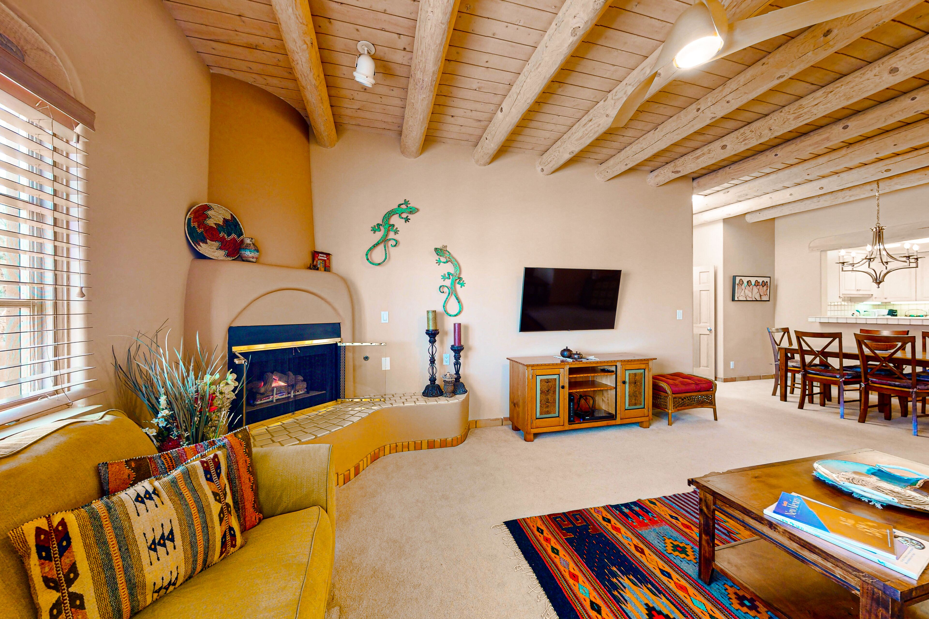 Mountain view home with pools, hot tub, gym, tennis court, and on-site golf