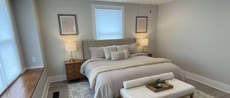 5 bedrooms, in-room safe, iron/ironing board, travel cot