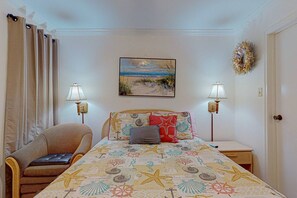 1 soverom, strykejern/-brett, wi-fi (inkludert) og sengetøy