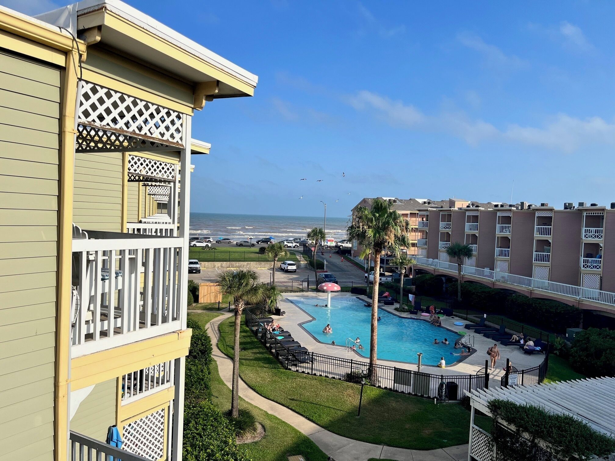 Una piscina riscaldata