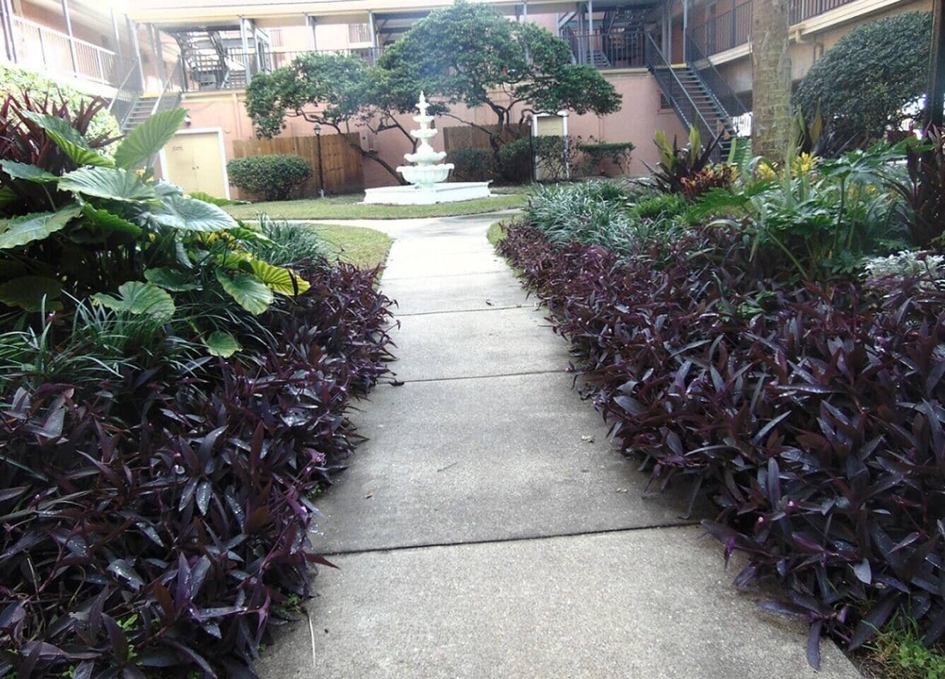 Enceinte de l’hébergement