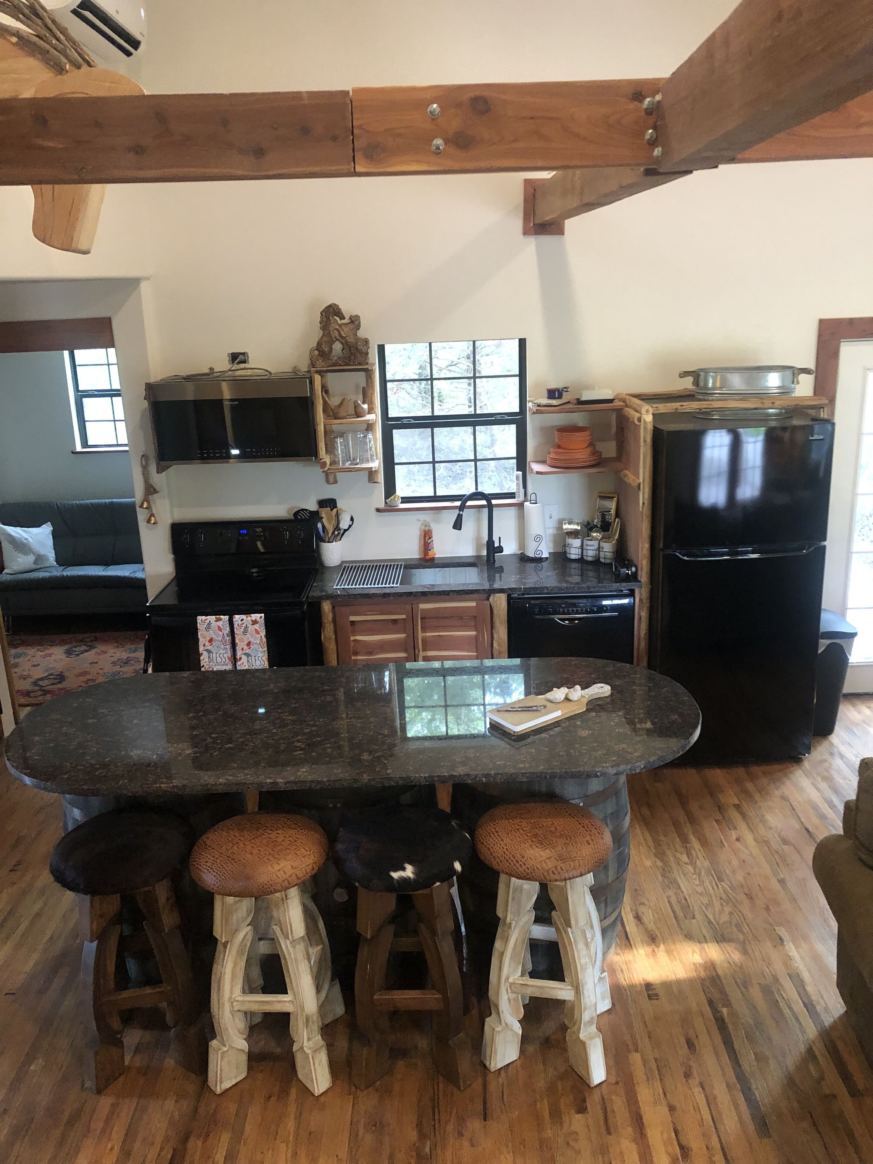 Beautiful Cottage with Lake Access and large deck.  Shaded full hookup RV Sites.