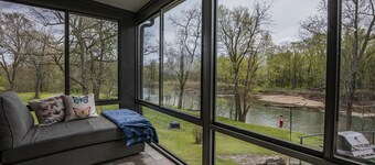 River House, kayak, fishing, king beds, riverfront