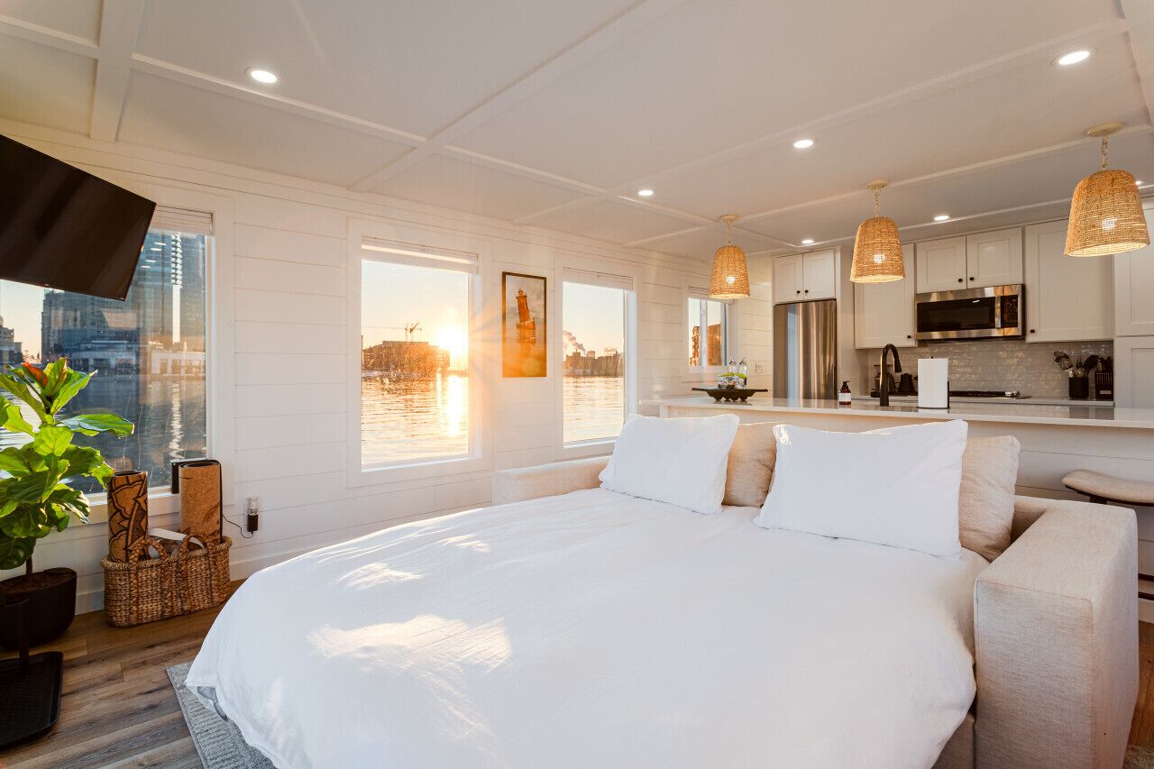 1 slaapkamer, een bureau, gratis wifi, beddengoed