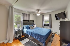3 quartos, berço de viagem, Wi-Fi, roupa de cama