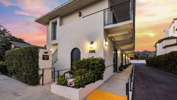 Front of property – evening/night