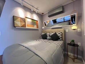 1 bedroom, free WiFi, bed sheets - Studio com Excelente Localização (Guarulhos)