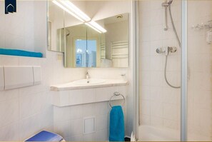 Shower, hair dryer