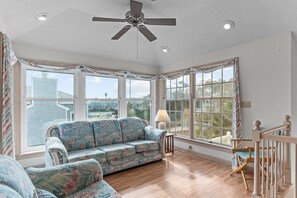 TV, fireplace, stereo - 1285 - Sands to Sea, a spacious 4-bed, 3.5-bath home in Corolla (Corolla)