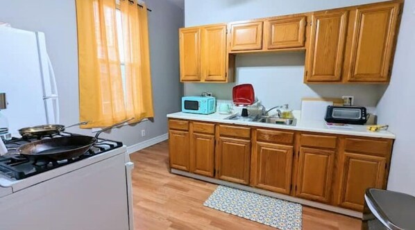 Microwave, oven, stovetop