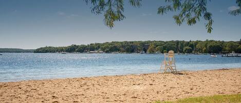 Sillas reclinables de playa, toallas de playa