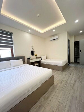Superior Triple Room | Blackout drapes, free WiFi, bed sheets - ROVA105 HOTEL (Phu Quoc)