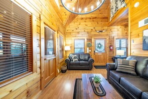 Smart TV, fireplace, video games