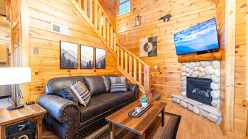 Smart TV, lareira, videogames