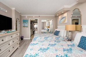 1 bedroom, iron/ironing board, travel crib, free WiFi