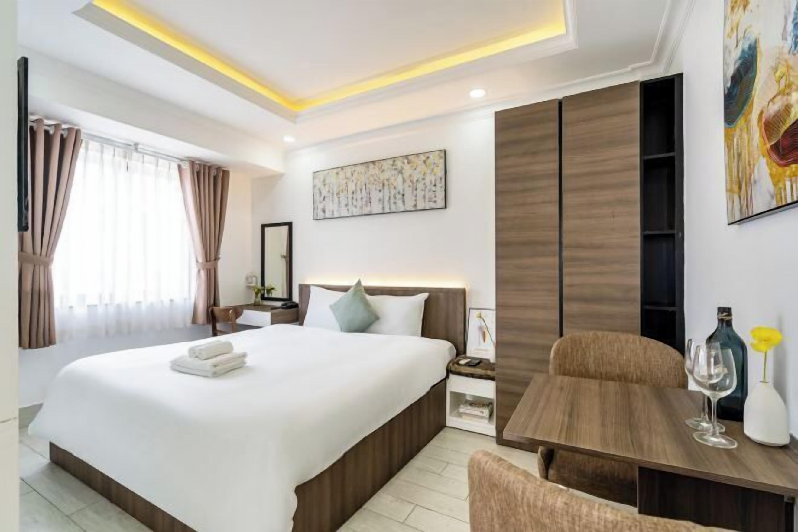 Lydisolert, wi-fi (inkludert) og sengetøy