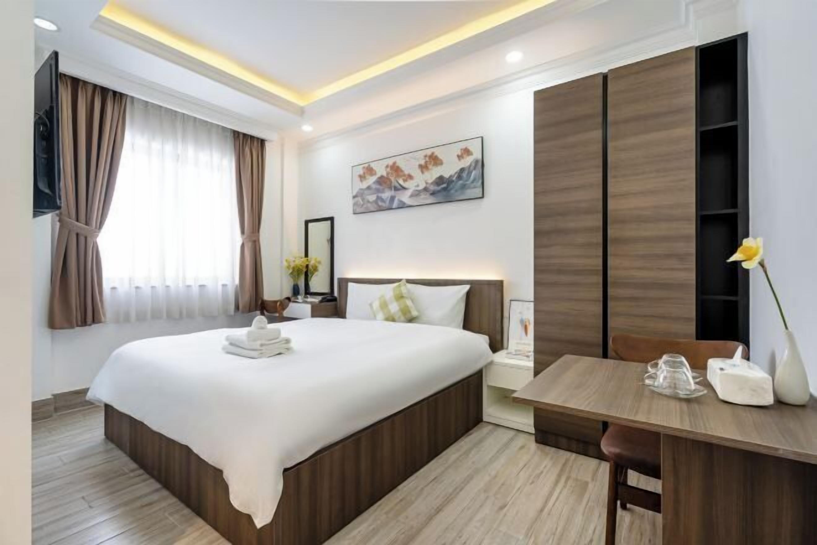 Lydisolert, wi-fi (inkludert) og sengetøy